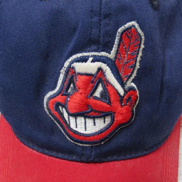CLEVELAND INDIANS Vintage Team MLB ‘Chief Wahoo’ Adjustable Adult Men Cap Hat G - Picture 2 of 14